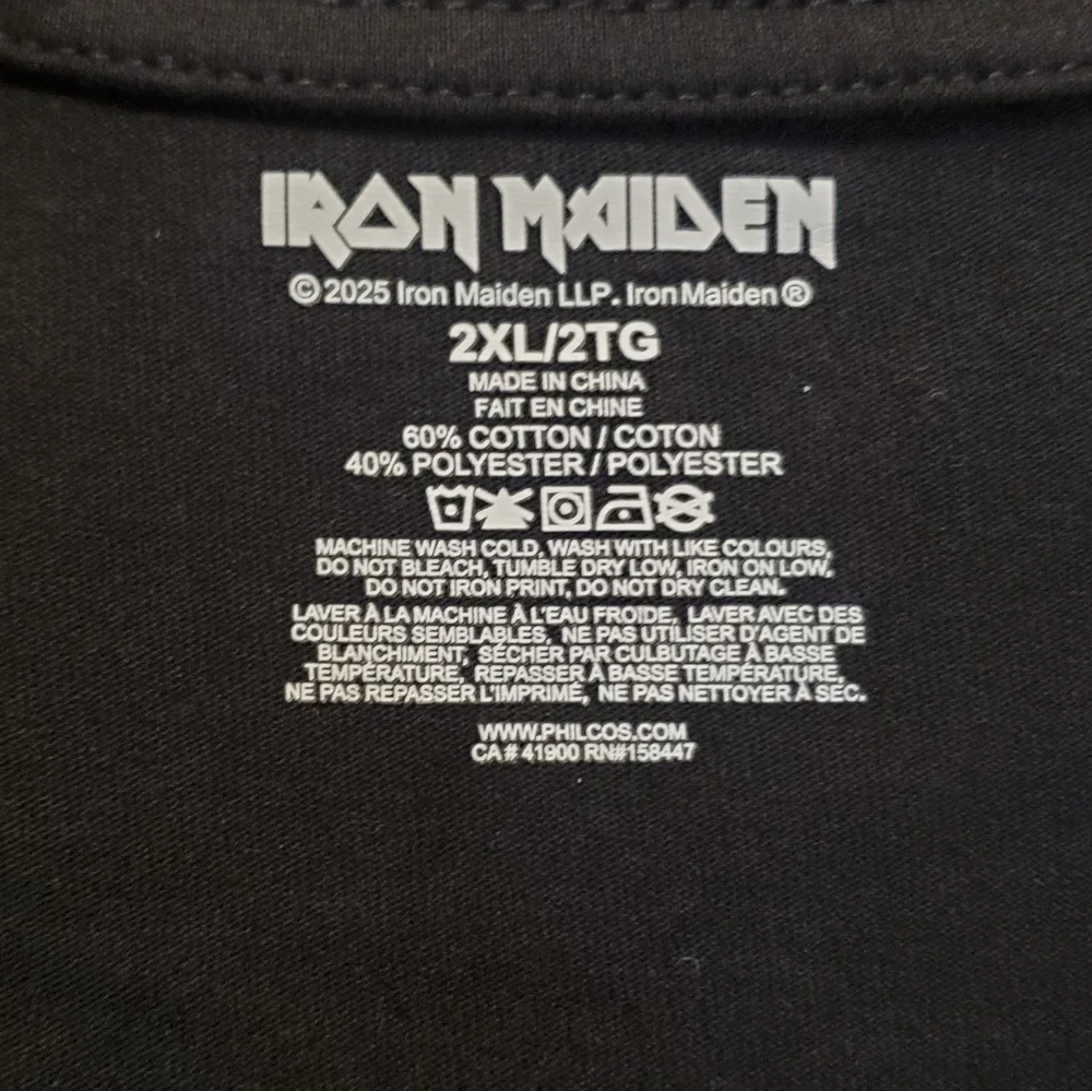 356. NWOT - Iron Maiden "Legacy of the Beast" Graphic T-Shirt - Picture 2 of 3